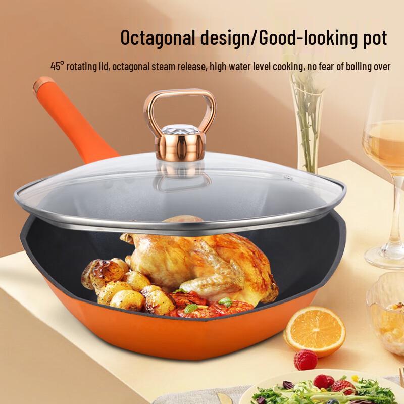 Royalstar Octagonal Non-Stick Wok