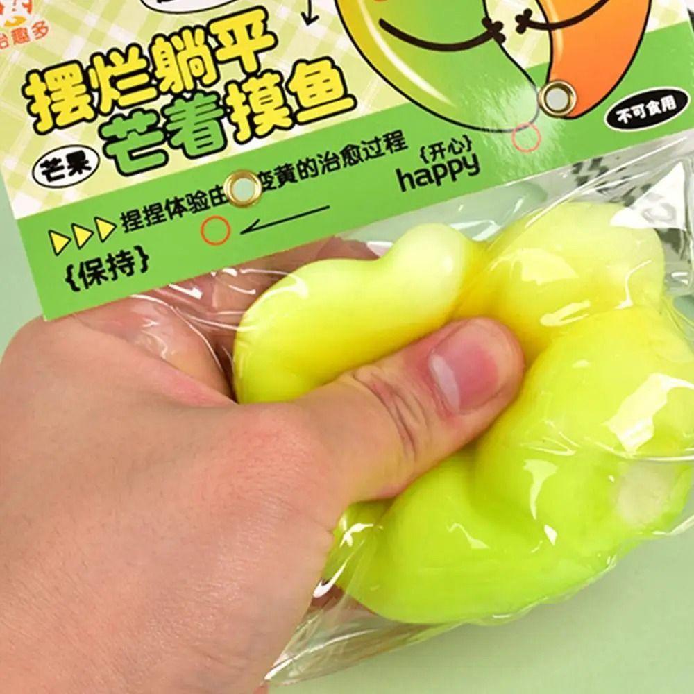 Simulated Banana Squeeze Toy Slow Rebound Mango Pinch Toy Sensory Toy   Practical Jokes
