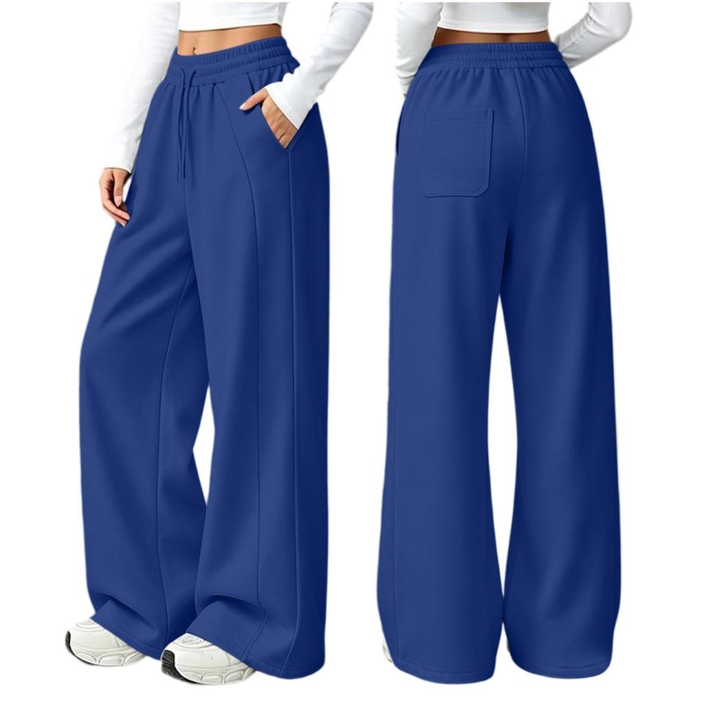 Lässige Mädchenhose mit elastischem Bund, lockerer Passform, Farbe für den Alltag