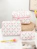 Simple Fresh Makeup Bag Large Capacity Multifunctional Cosmetic Storage Bag Portable Travel Toiletry Pouch for Cosmetics Brushes Toiletries Daily Use