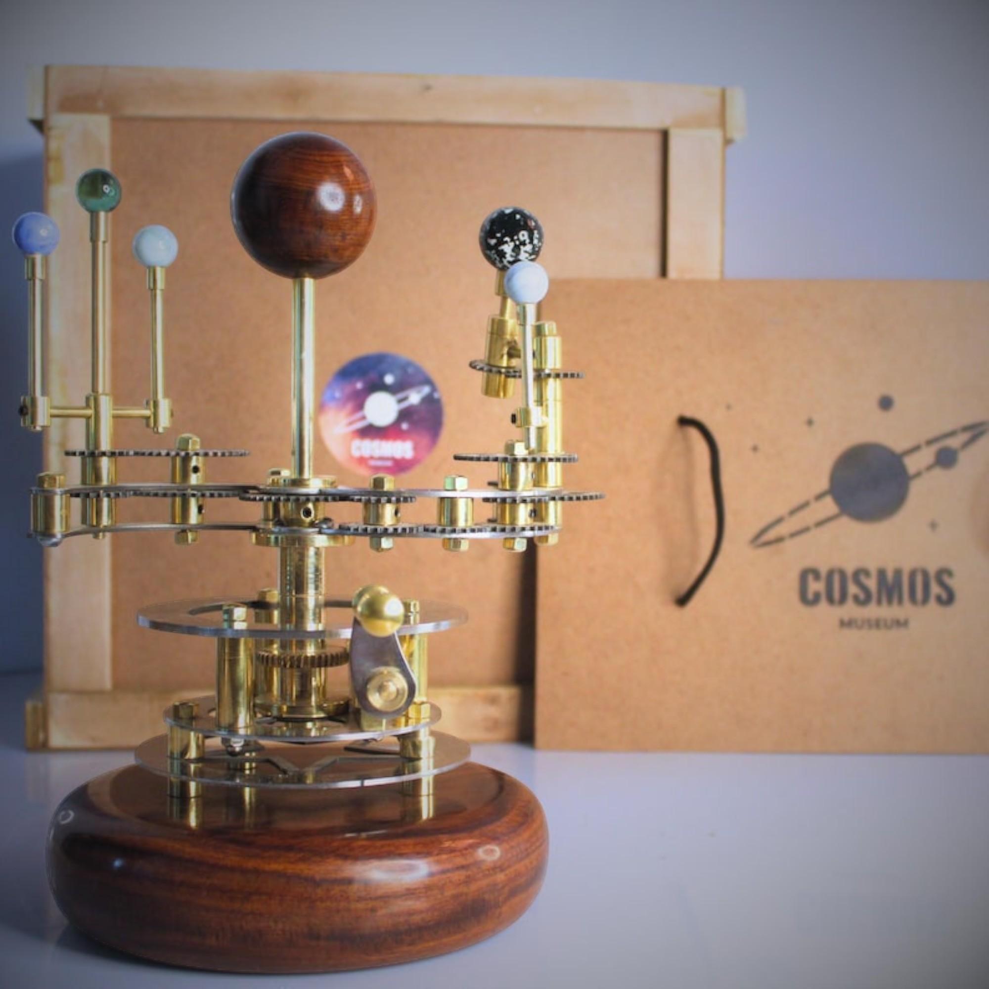 

Orrery, роскошная модель солнечной системы для домашнего декора, идеальный подарок для мужа, элегантный функциональный шедевр декора