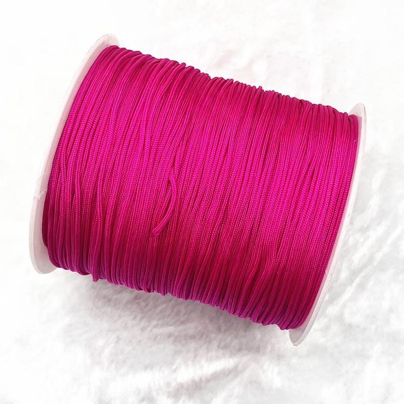 10Meters/lot 1.0mm Nylon Cord Thread Chinese Knot Macrame Cord Bracelet Braided String DIY Tassels Beading String Thread