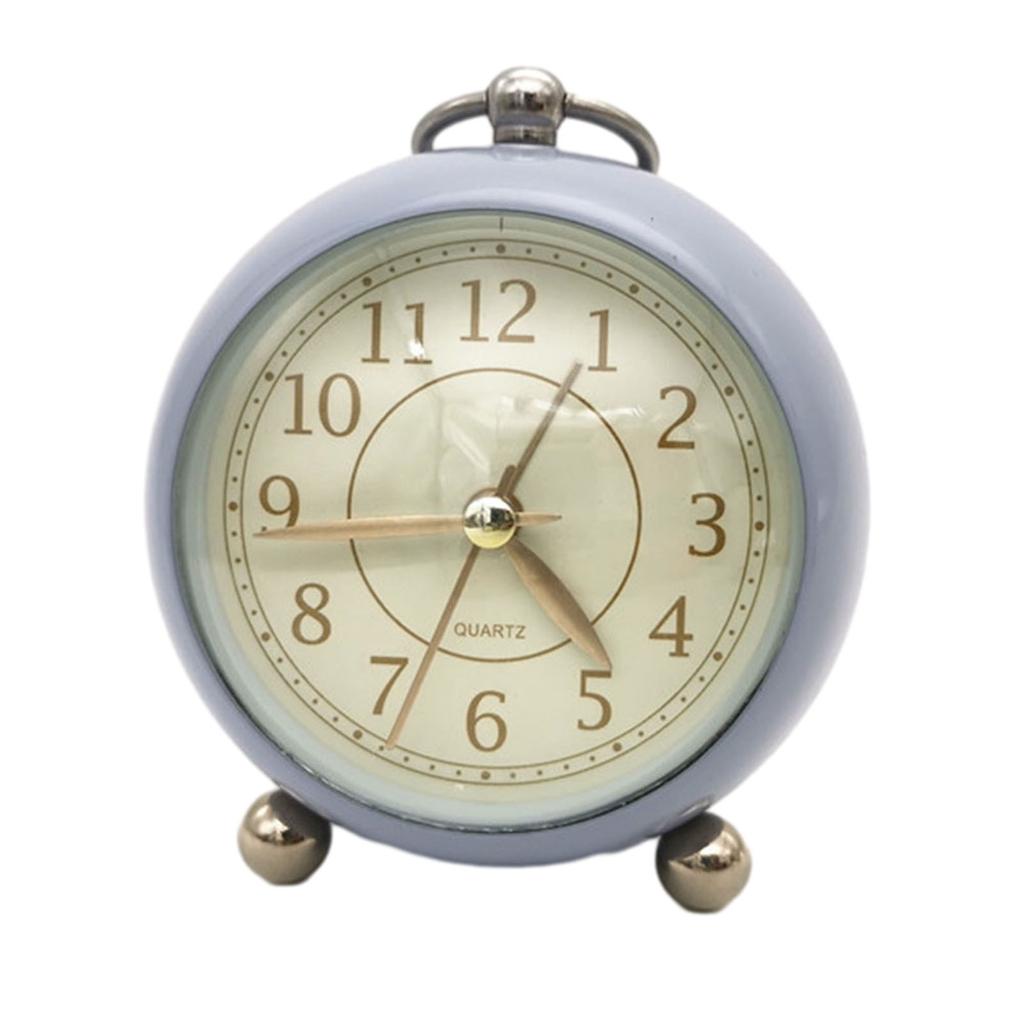 Bedroom Vintage Alarm Clock Bedside Classic Night Light
