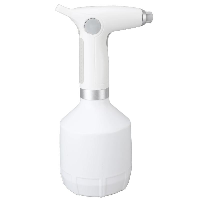 

Electric Spray Bottle 1L USB Rechargeable with Adjustable Nozzle Electric Plant Sprayer for Indoor Outdoor Garden белый