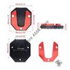 X7JF Aluminum Alloy Motorcycle Bike Kickstand Extender Foot Side Stand Extension Foot Pad Support Plate Motorbike Accessories