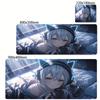 Anime Girl Mouse Pad Kawaii Pink Mousepad Gaming Speed Keyboard Pads Large Gamer Mouse Mat Rubber Desk Mat HD Print Cute Carpet