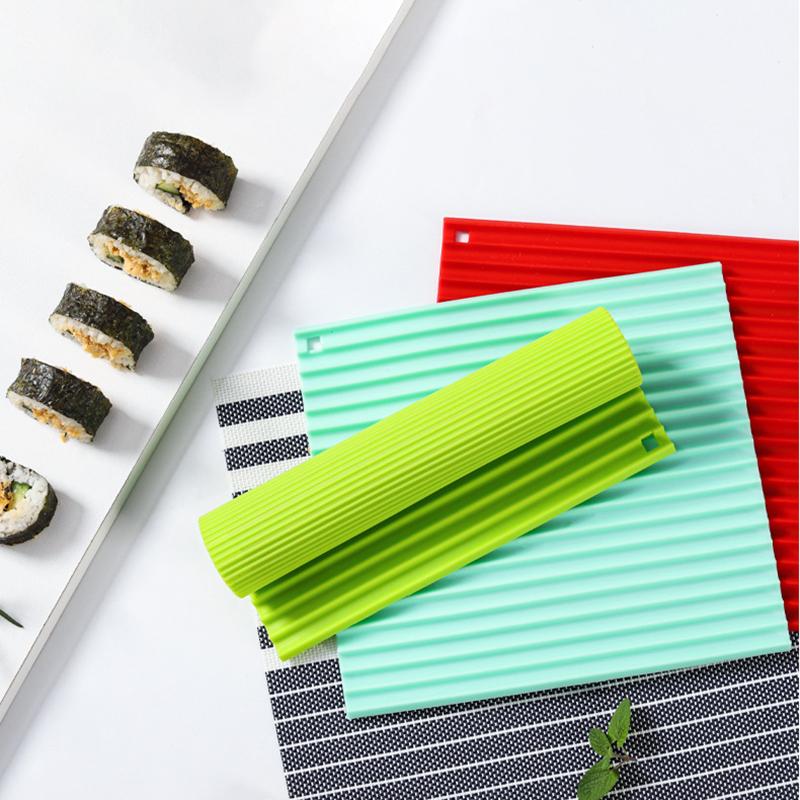 Sushi-Zubereitungsset DIY Heimwerkzeug mit Rollmatte für Algen Reis Gemüse Restaurant Party Küchenbedarf