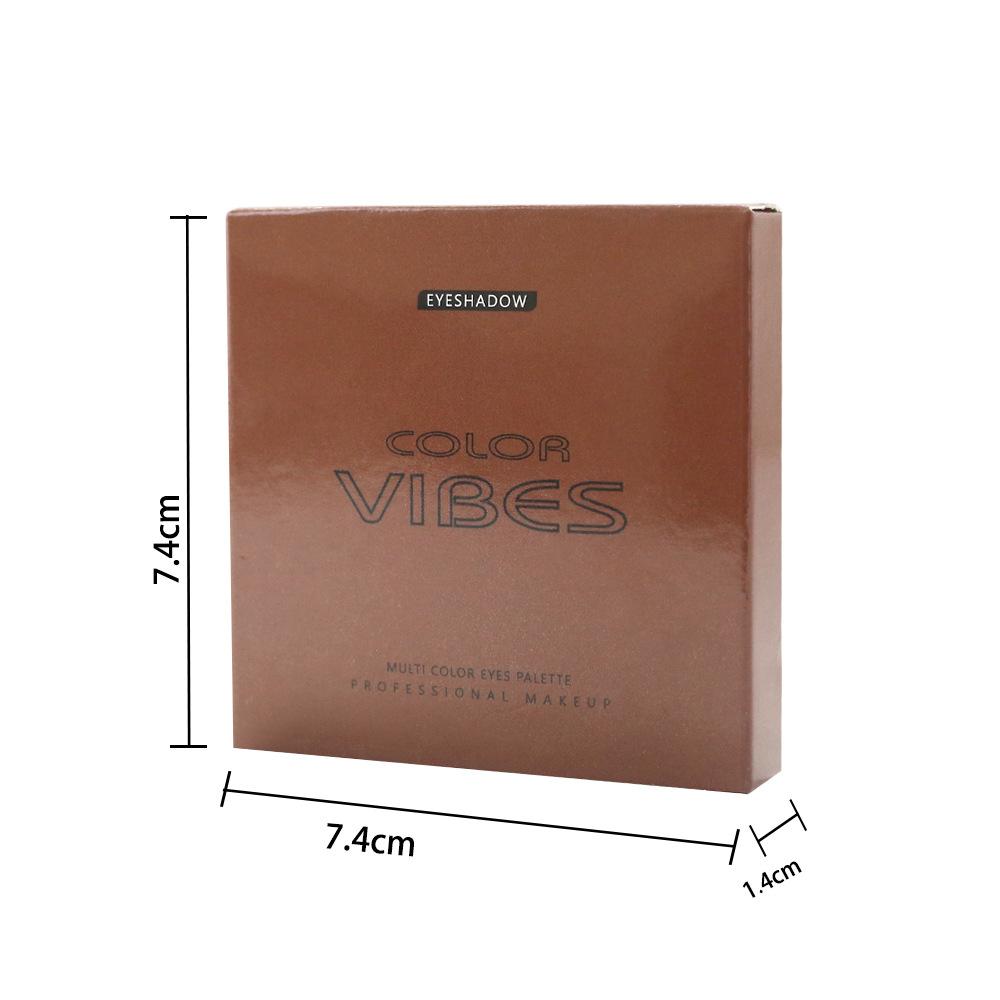 Paleta 9 Cieni do Powiek Brązowych Błyszczące Matowe Sadza Paleta Makijażu Makijaż Smoky Eye