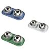 Durable Stainless Steel Cat And Dog Bowl Set Non-slip Leak-proof Wholesale Pet Feeding Supplies