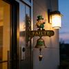 St. Patrick's Day Leprechaun F Ilte Door Bell Irish Welcome Hanging Doorbell Decoration for Front Door Porch Home Holiday Decor