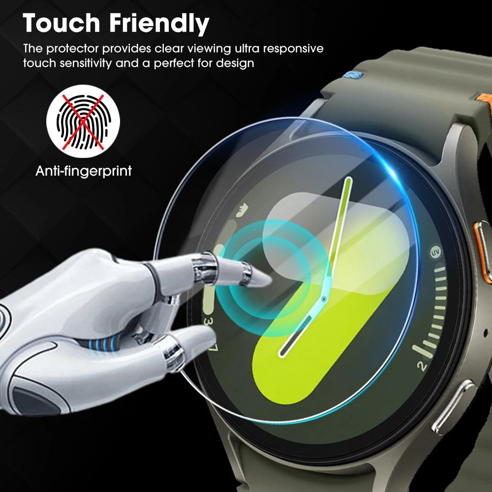 Tvrzené sklo pro Samsung Galaxy Watch 8 7 6 5 4 Nástroj pro snadnou instalaci jedním kliknutím Ochranná fólie na displej pro Samsung Watch 8 Classic 40mm 44mm Příslušenství