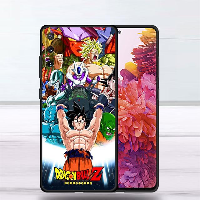 

Роскошный матовый чехол для Samsung Galaxy S10e S21 S10 S7 S22 Ultra 5G S21 Plus S8 S9 S20 FE Мягкий чехол для телефона из ТПУ Аниме Дракон Супер Samsung Note20 Ultra