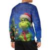 Men's Casual Fashion Printed Round Neck Pullover Sweatshirt