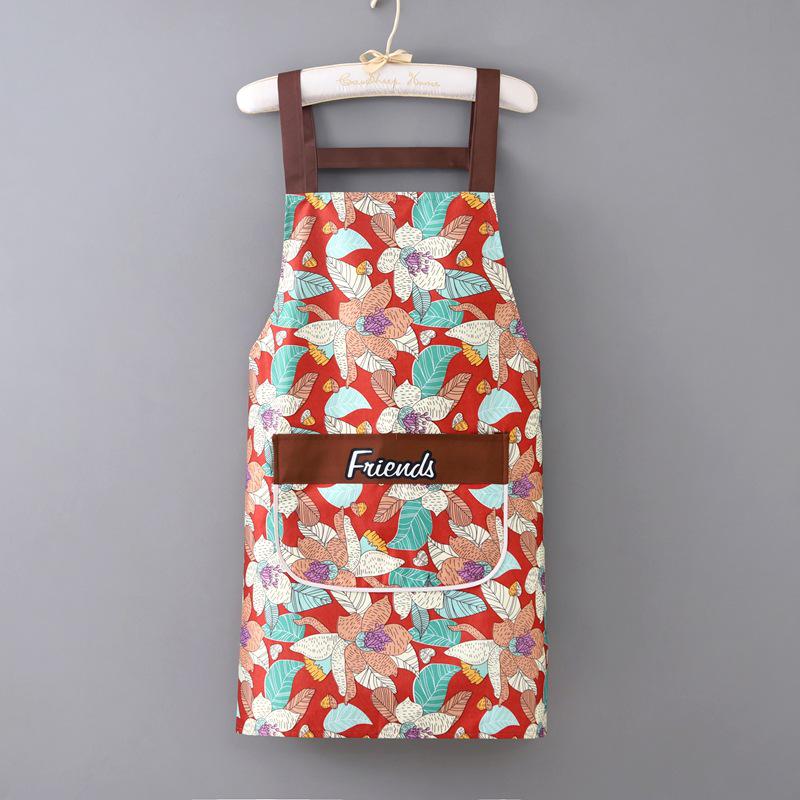 Waterproof Oil-Proof Kitchen Bib Apron: Stylish Fashion for Adults