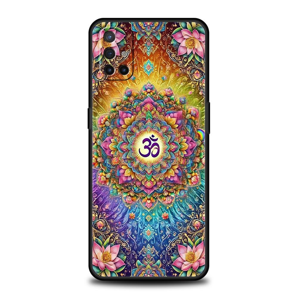 Phone Case For Oneplus 13R 13 12 10T 11 R10 Nord N100 N200 N10 9 9R CE 2 3 Z Pro Lite 5G Soft TPU Cover Indian Pattern Mandala