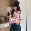 Colorful Striped Sweater Vest O Neck Sleeveless Sweaters Autumn Winter Warm Knitted Vest Women Casual Fashion