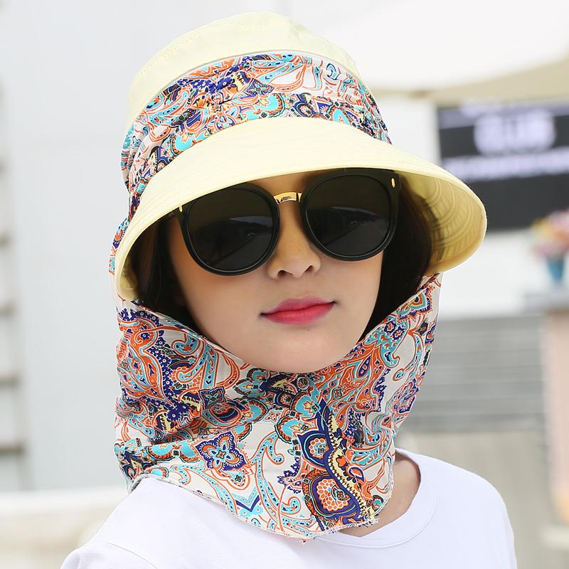 Outdoor cycling sun hat summer, ladies, hat, summer big edge sun hat beach hat Korean version sun hat