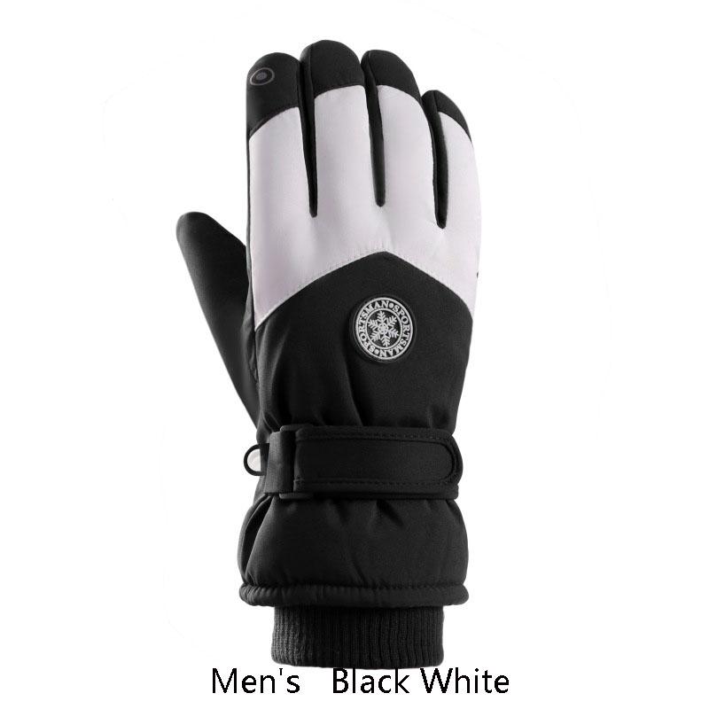 Guantes de Esquí de Invierno Unisex Resistentes al Agua Aislantes Térmicos Compatibles con Pantalla Táctil A prueba de Viento Antideslizantes Conducción Todo Clima Protección contra el Frío