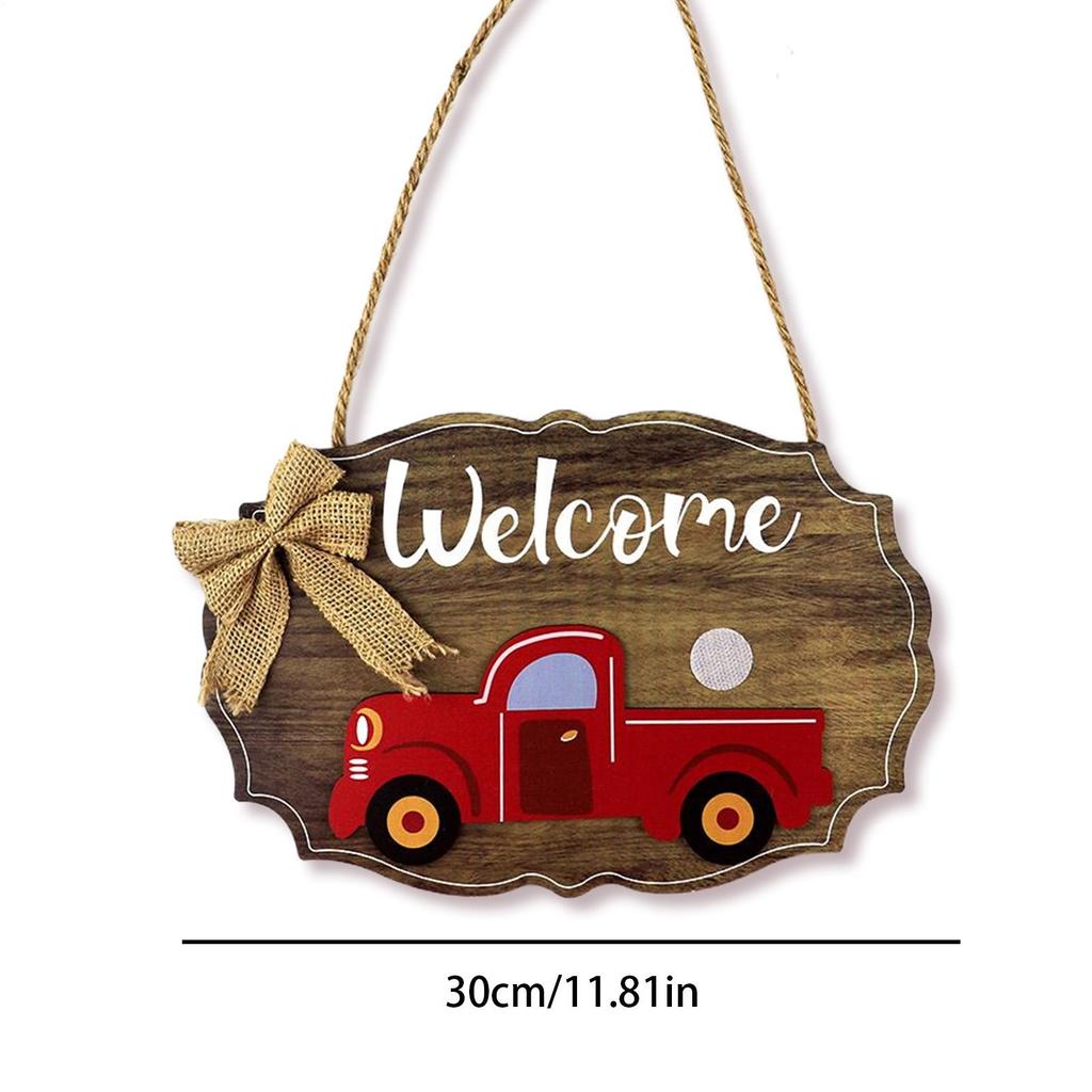 Front Door Welcome Sign Magnetic Gnome Home Decor Holiday Decor Wooden Welcome Sign For Indoor Wall Window Living Room Entrance