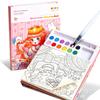 Coloring Book Water Drawing Brush Paint Kit Kid's Watercolor Gouache Graffiti Sticky Notes Coloring DIY Paints Painting Set