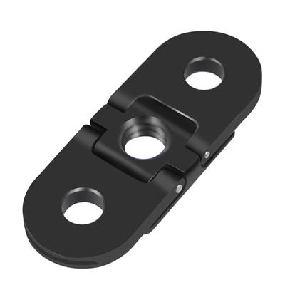 Metal Folding Magnetic Replacement Base Dual Interface 1/4 Thread Hole Tripod Mount Adapter