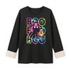 Women's Lined Long Sleeve Round Neck Halloween Sweatshirt Winter Casual Top