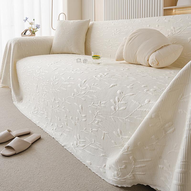1pc Summer Ice Multifunctional Protective Sofa Cover Throw Blanket Non-Slip Scratch-Resistant Cat-Proof Cushion Pad Suitable for 1/2/3/4 Seater Set