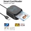 Portable Nonslip Base Card Reader USB Powered Suitable for Seamless Operation with LED Indicator Efficient Data Transfer