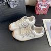Soft Leather Flat Bottom Women's New Summer Versatile Casual Sports Shoes Comfortable and Breathable Little White Shoes