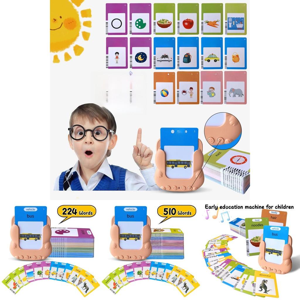 Card Educational Rechargeable Reader  Kids  Early Learning Insert Card Machine