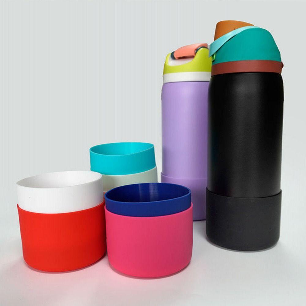 1Pcs Soft Silicone Boot for Owala 24oz 32oz 40oz Anti-Slip Protective Sleeve Boot Bottom Base Water Bottle Accessories Cup Holders 5