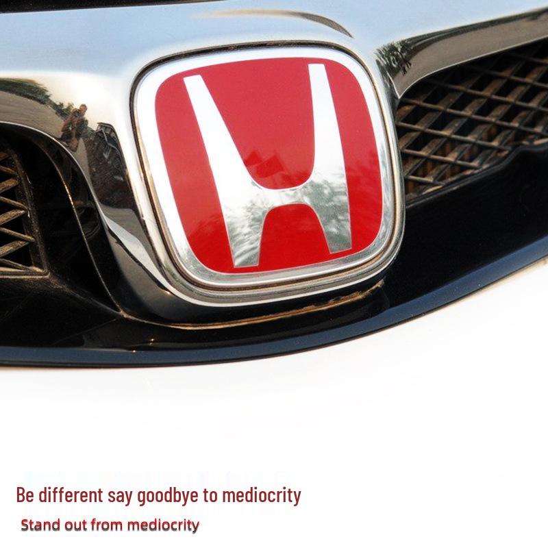 H Rotes Label für Civic, Fit, CRV, Accord, Odyssey, Crider, Jade: Lenkrad vorne & hinten