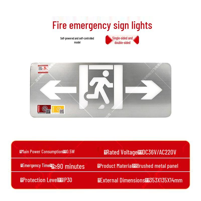 Miling Emergency Exit Sign