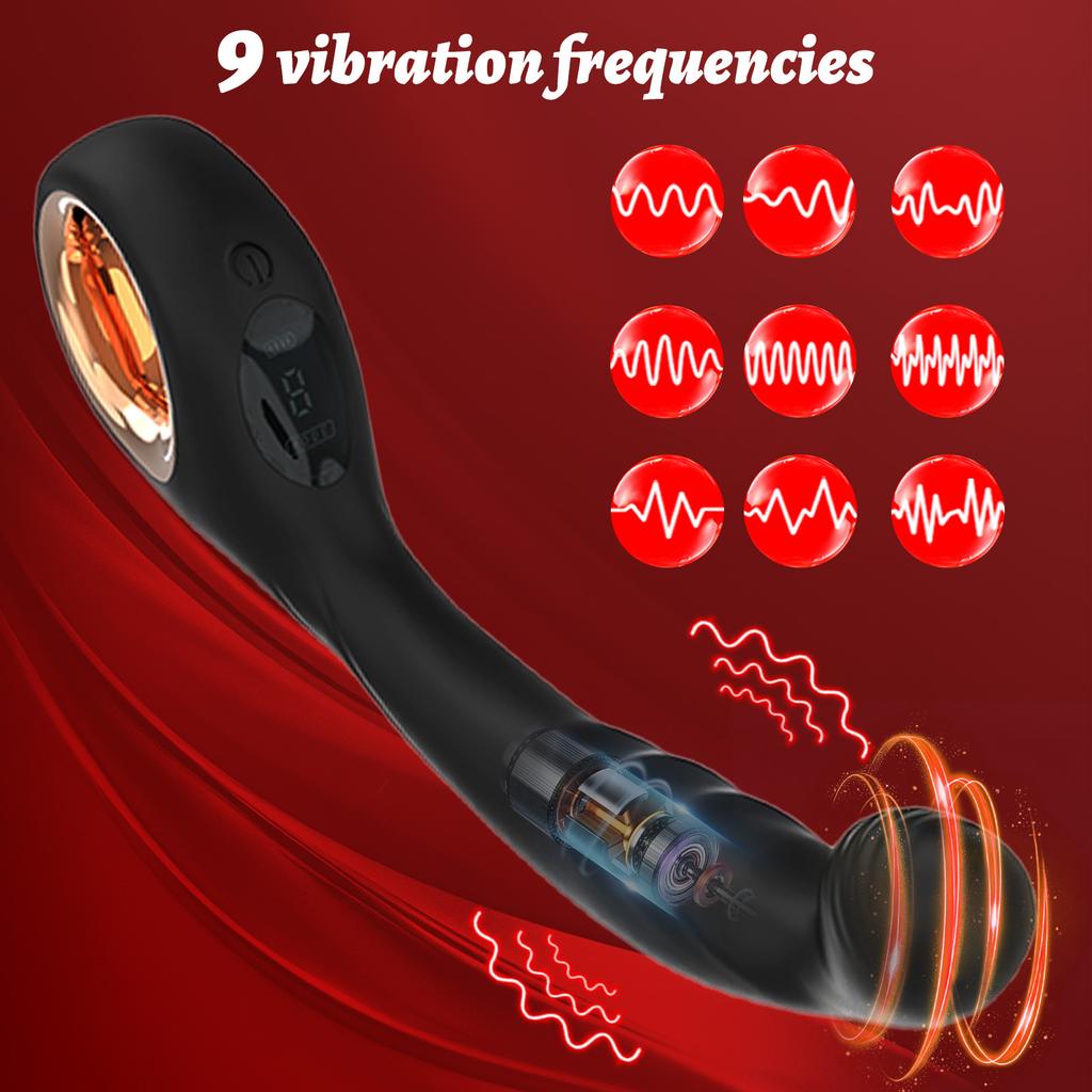 Prostate Massager for Men Rechargeable Waterproof Vibrating Anal Butt Plug Male Sex Toys