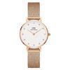 Daniel Wellington Petite 28 Pressed Lumine Crystal Rose Gold Silver Women's Watch Elegant Design