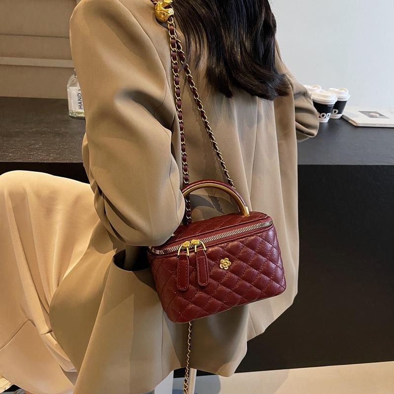 Bolso de Moda de Mano Nuevo Bolso Cuadrado Pequeño Casual Hombro Bolso de Mujer