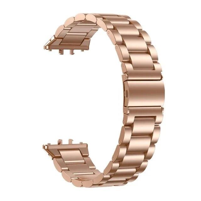 Metal Wrist Strap For Samsung Galaxy Fit 3 Stainless Steel Band Bracelet For Galaxy Fit3 SM-R390 Replacement Accessories