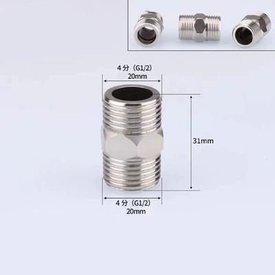 1/2" Duschschlauch-Verlängerungsrohr Universal-Schlauchverlängerer Badezimmerzubehör für DIY-Duschen Badezimmer Wohnmobile Außenduschen