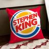 BBurger KKing Logo Cushion Cover Reversible Soft Durable Pillow Cover Home  Car MultiScene Use for Daily Comfort