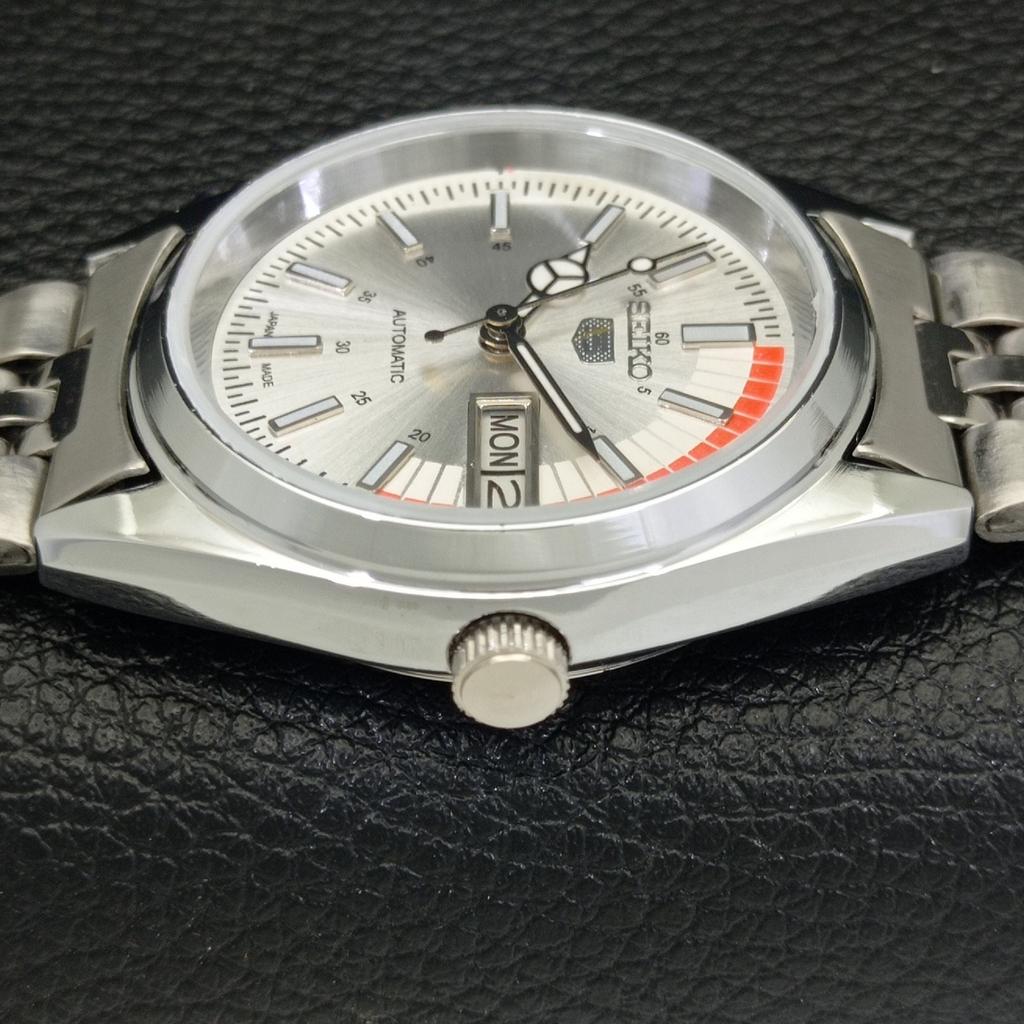 AUTOMATIC VINTAGE REFURBISHED SEIKO 5 6309A JAPAN MENS SILVER WATCH A440756-9 Sk-a440756-1
