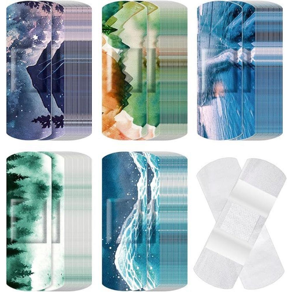 

Несколько стилей PE водонепроницаемый дышащий мультяшный пластырь для детей милый мультяшный липкий цветной эластичный пластырь 10pcs