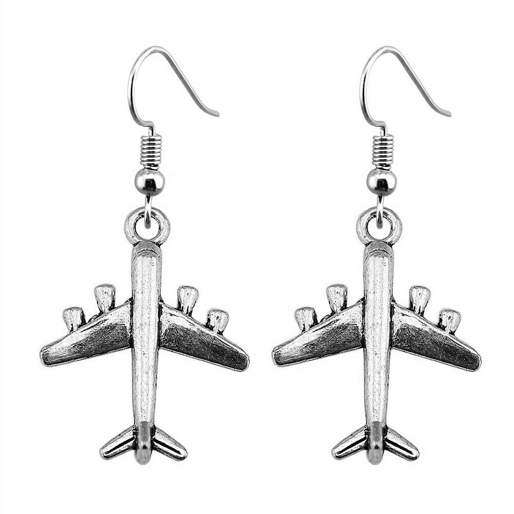 Compass Dangle Earrings Adventure Travel Nautical Navigation Drop Jewelry