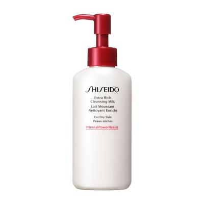 SHISEIDO Skincare Extra Rijke Reinigingsmelk 125 ml Gezichtsreiniger Zeepvorm Verfrissende Groene Bloemige Geur Beschermt de Huidtextuur en Vochtigheid Shiseido &