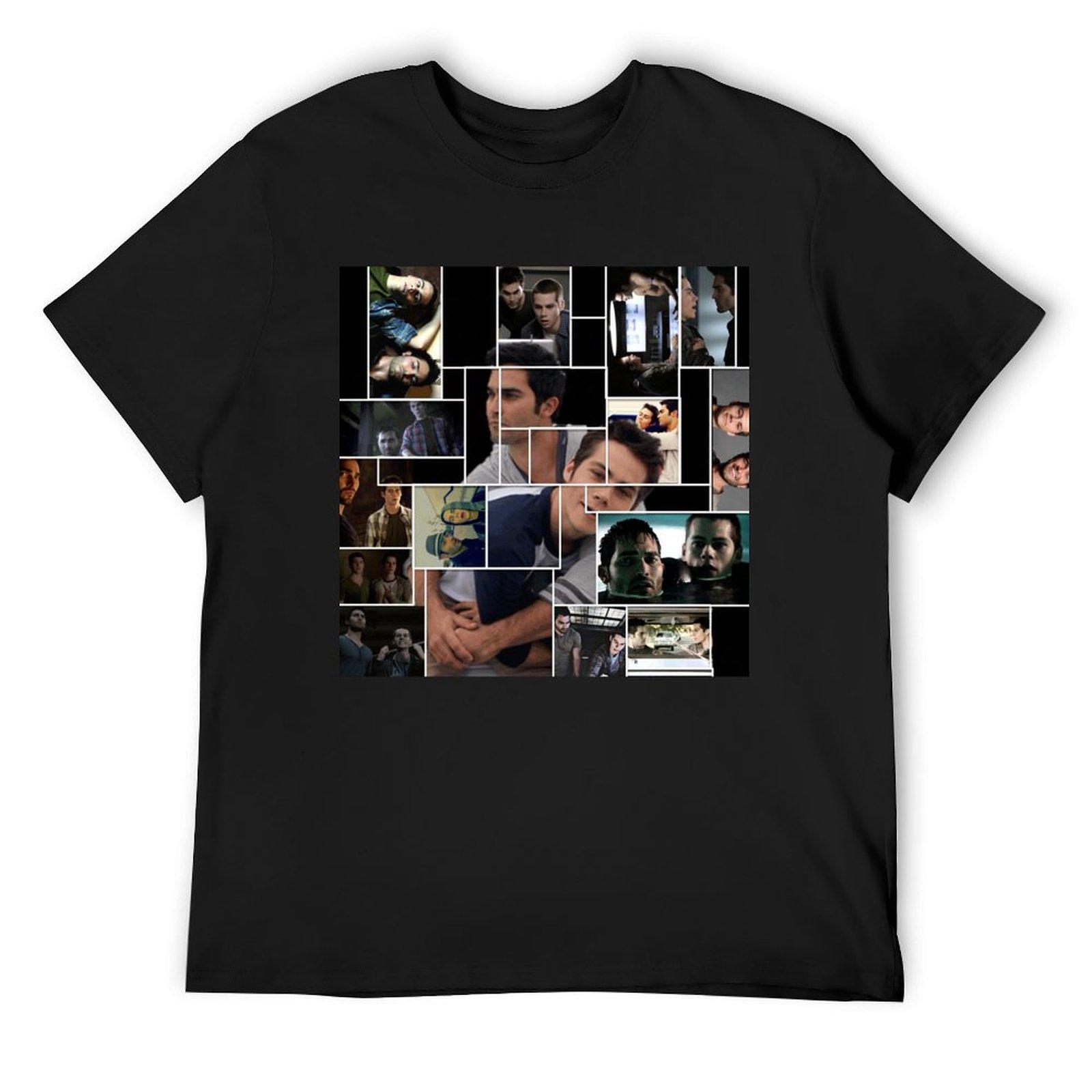 

Футболка Sterek Squares для мальчика дешевые вещи топы рубашки мужчины 4XL