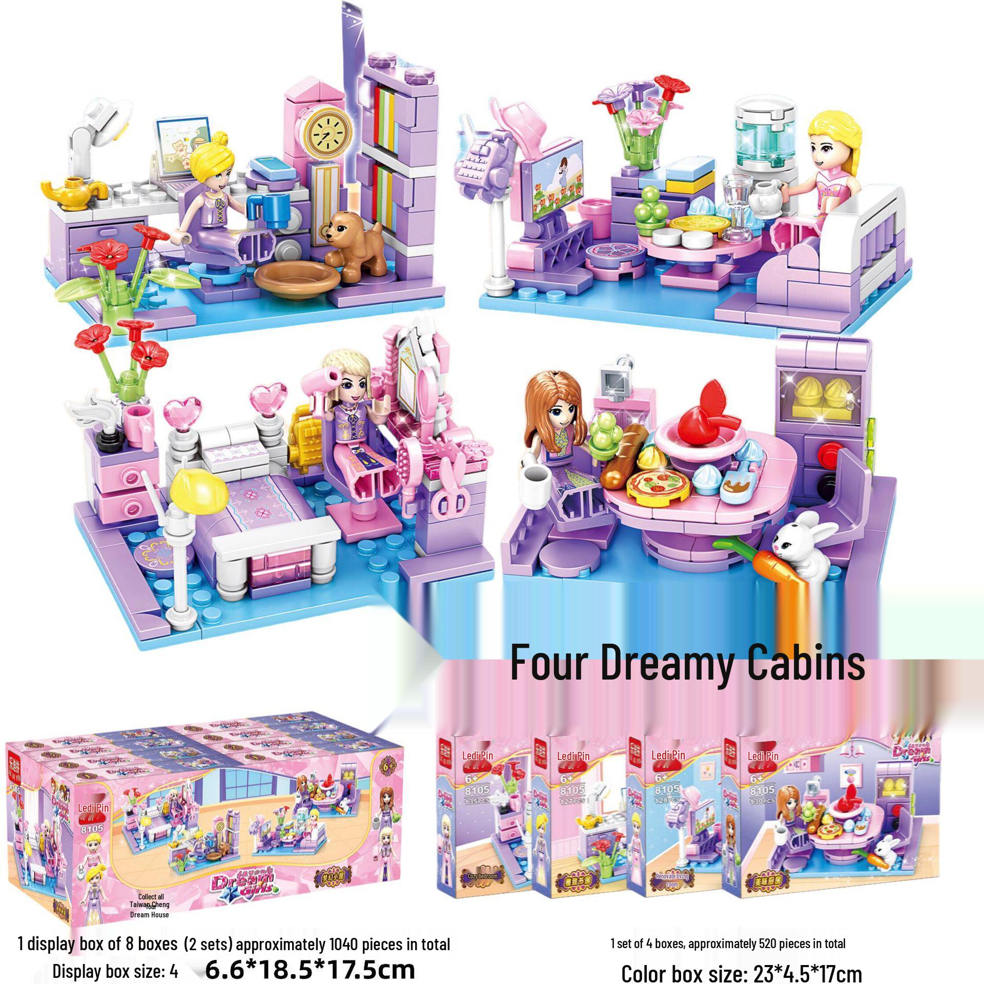 

Игровая площадка «Дом мечты для девочек» - Совместимые строительные блоки для детей 23*4.5*17cm Single Box Price