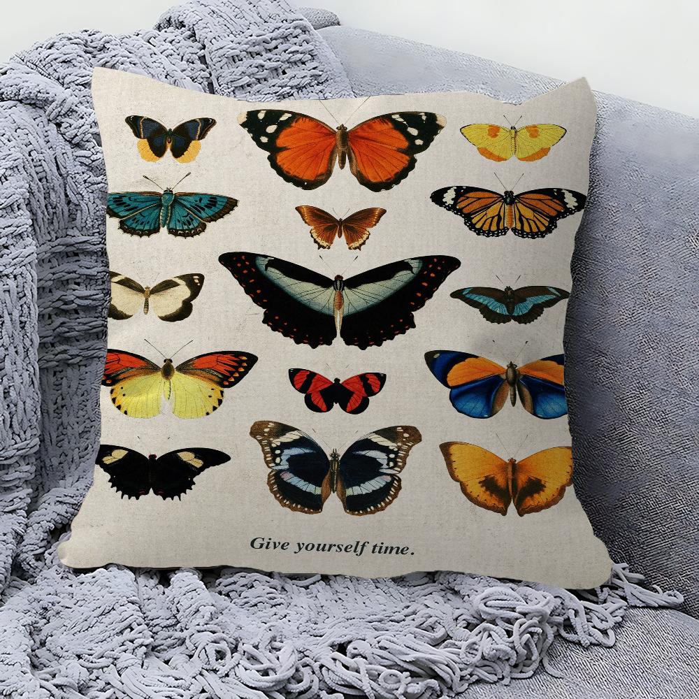 Butterfly 45*45cm Cushion Cover Pillow Cover Decor Pillowcase Home Pillowcase For Couch Pillow