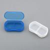 2-Grid Portable Pill Box Transparent Medicine Boxex Split Storage Box Home Travel Morning and Evening Medicine Boxex