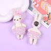 DIY Princess Hair Clip Handmade Stuffed Rabbit Doll Cute Bunny Plush Brooch  Hair Clip Accessories