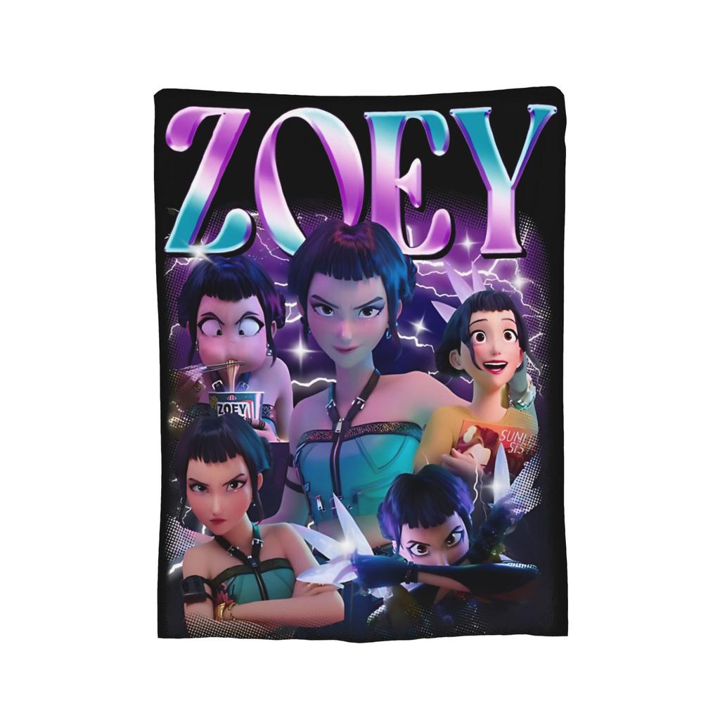 Jinu K-Kpop D-Demon H-Hunters Blanket Cover  Flannel Throw Blankets Summer Air Conditioning Portable Soft Warm Bedsprea,