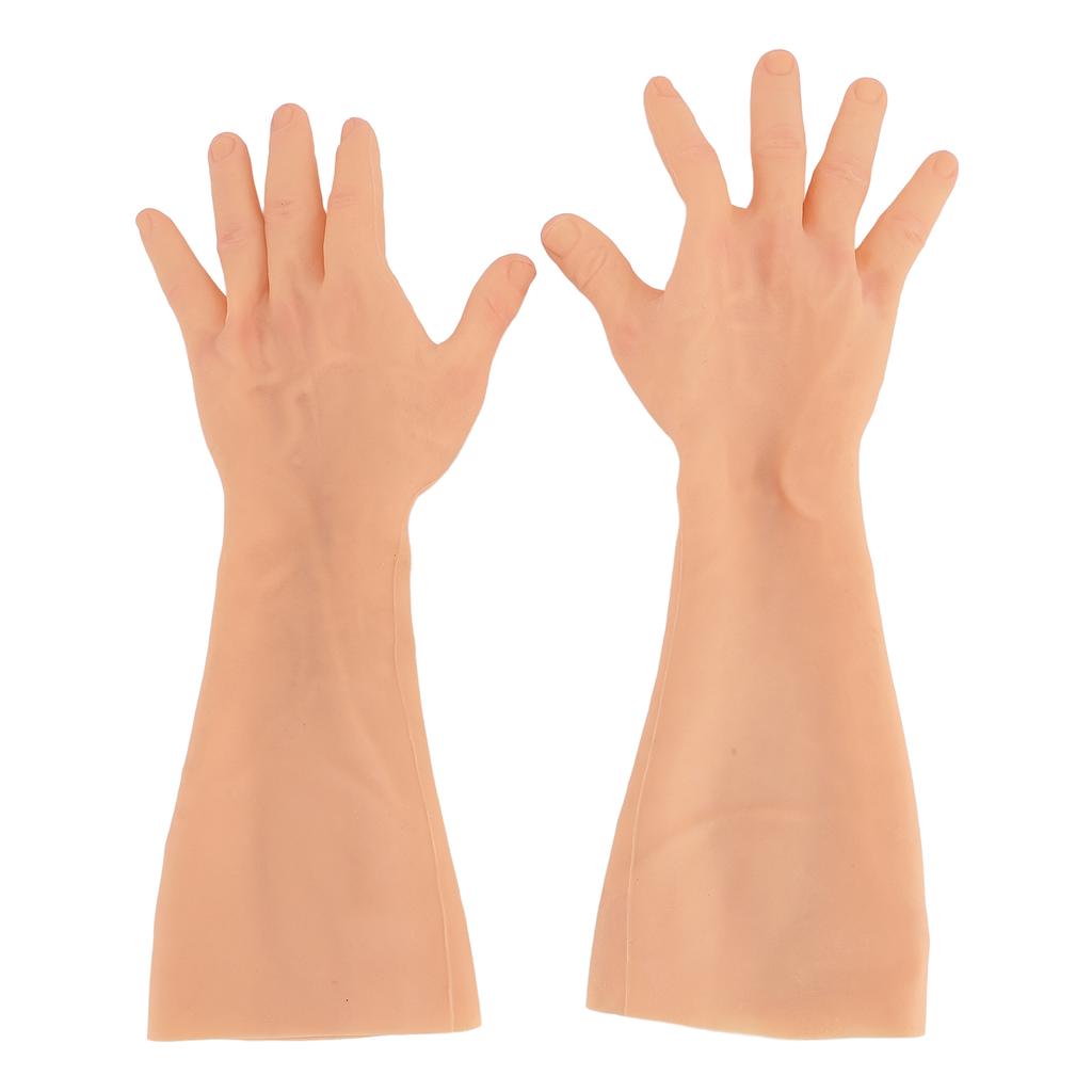 1 Paio Guanti Protesici in Silicone da Uomo Morbidi Multifunzionali Crossdressing Guanti in Silicone da Uomo per